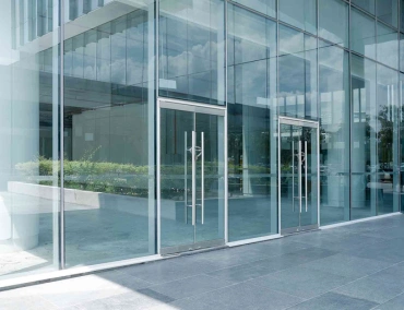structural-glass doors